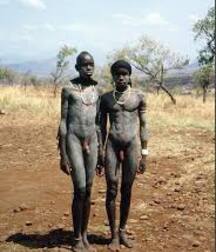 Sexy Africa tribal gay nude