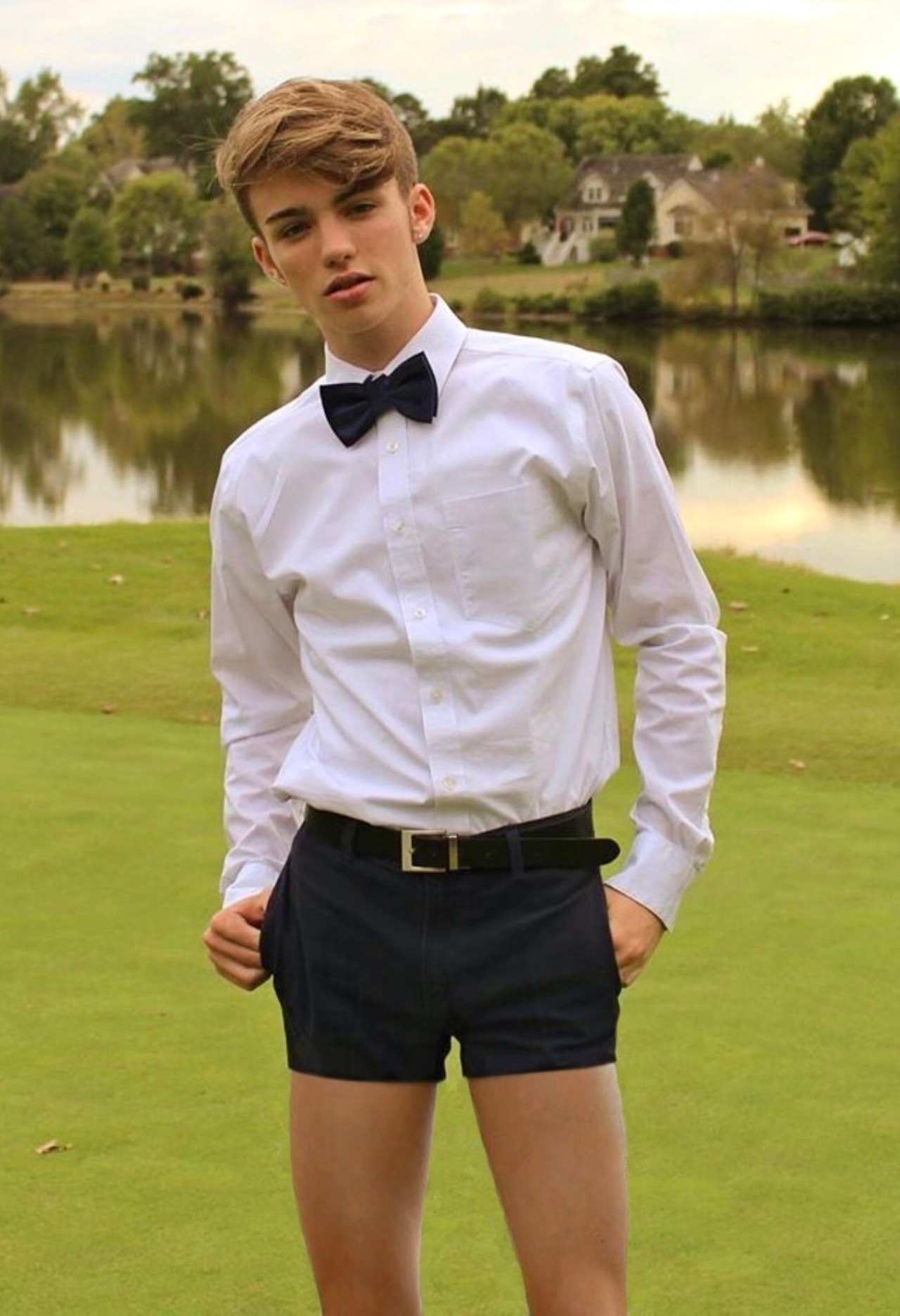 Cute gay tube teens in shorts