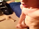 POV of me jacking off and shooting my load in my room boys porn